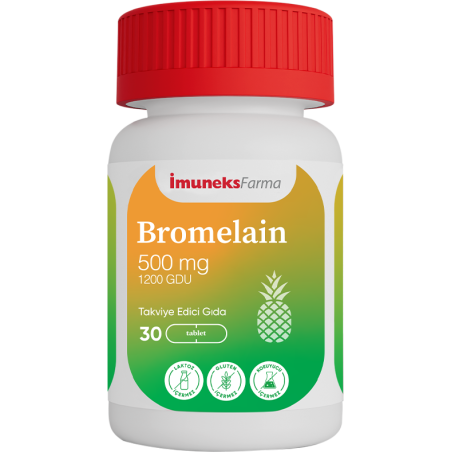İmuneks Bromelain 500mg 30 Tablet