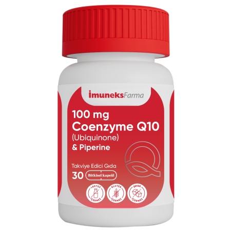 İmuneks Koenzim Q10 100mg 30 Kapsül