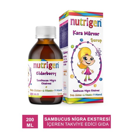 Nutrigen Kara Mürver Şurup 200 ml