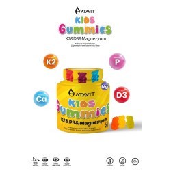 Atavit Kids K2&D3&Magnezyum Gummies 60 Yumuşak Kapsül
