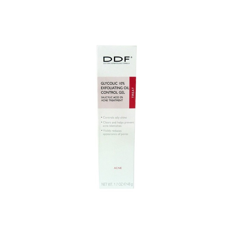 DDF Glycolic 10% Exfoliating Oil Control Gel 48gr DDF Glycolic 10% Exfoliating Oil Control Gel 48gr