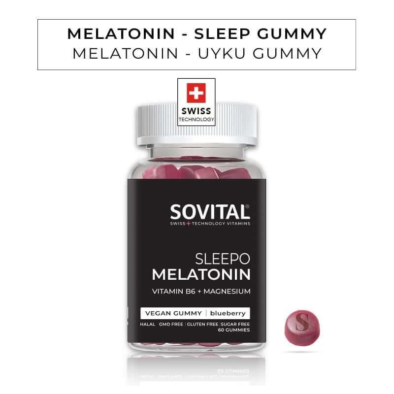 Sovital Sleepo Melatonin 60 Yumuşak Kapsül