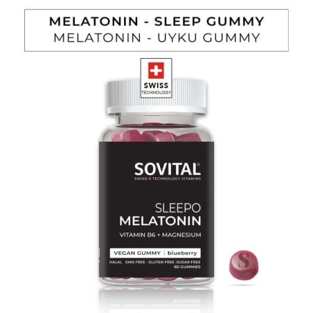 Sovital Sleepo Melatonin 60 Yumuşak Kapsül