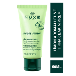 Nuxe Sweet Lemon Hand & Nail Cream Onarıcı Besleyici El ve Tırnak Kremi 50 ml