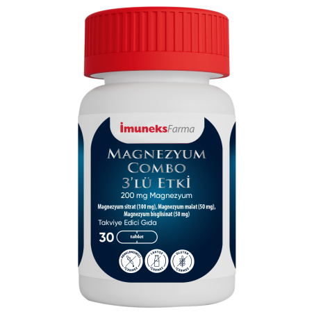 İmuneks Magnezyum Combo 3'lü Etki 30 Tablet