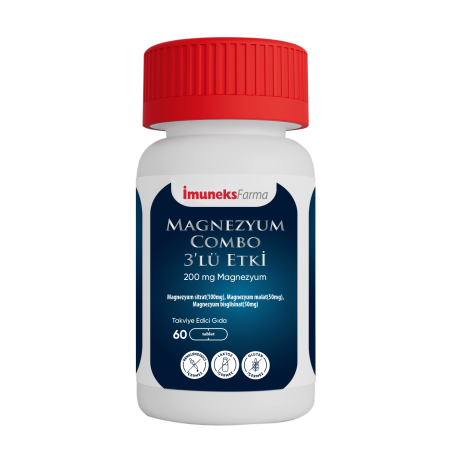 İmuneks Magnezyum Combo 3'lü Etki 60 Tablet