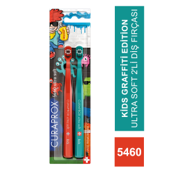 Curaprox Kids Grafiti Edition Ultra Soft 2'li Diş Fırçası