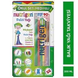 Nutrigen Balık Yağı 200 ml - Okul Seti Hediyeli