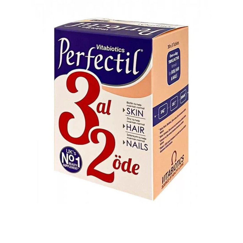 Vitabiotics Perfectil Skin , Hair , Nails 3Al2Öde 3x30 Tablet