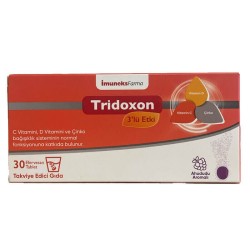 İmuneks Tridoxon 3'lü Etki 30 Efervesan Tablet