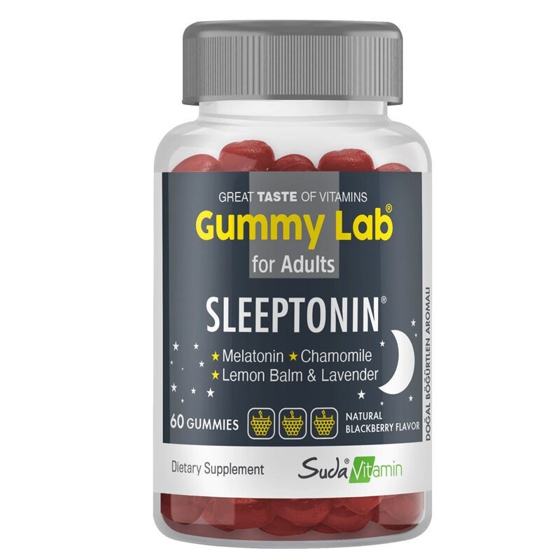 Suda Vitamin Gummy Lab Sleeptonin for Adult 60 Yumuşak Kapsül