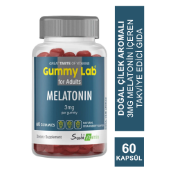 Suda Vitamin Gummy Lab Melatonin for Adult 60 Yumuşak Kapsül