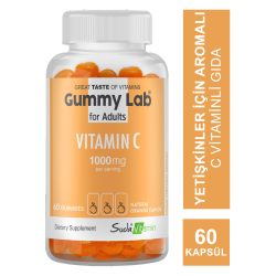 Suda Vitamin Gummy Lab Vitamin C for Adult 60 Yumuşak Kapsül