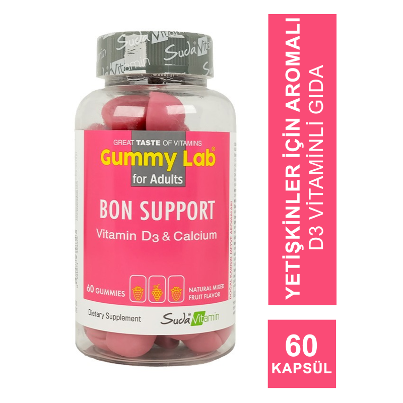 Suda Vitamin Gummy Lab Bon Support for Adult 60 Yumuşak Kapsül