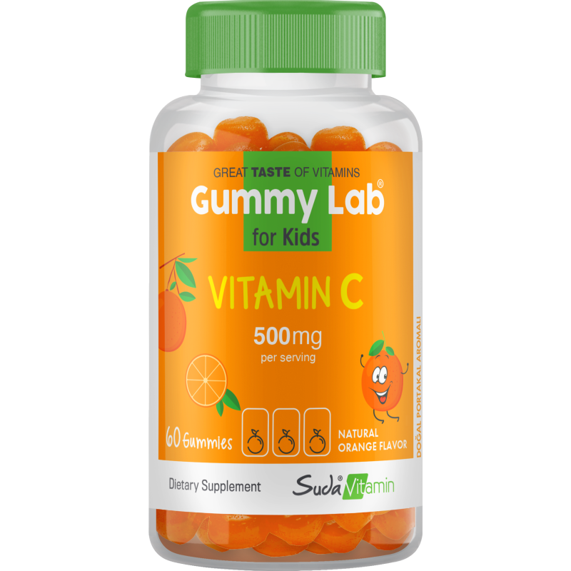 Suda Vitamin Gummy Lab Vitamin C for Kids 60 Yumuşak Kapsül