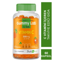 Suda Vitamin Gummy Lab Vitamin C for Kids 60 Yumuşak Kapsül