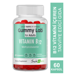 Suda Vitamin Gummy Vitamin B12 for Adult 60 Yumuşak Kapsül