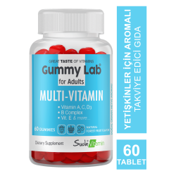 Suda Vitamin Gummy Lab Multi-Vitamin for Adult 60 Yumuşak Kapsül