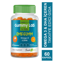 Suda Vitamin Gummy Lab Omegumm for Kids 60 Yumuşak Kapsül