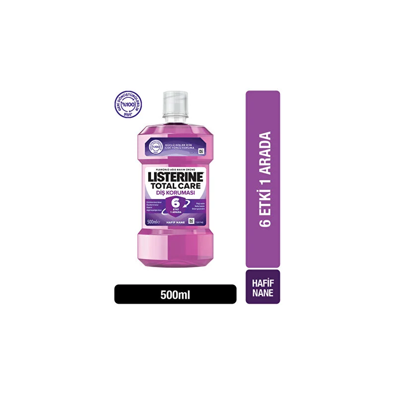 Listerine Total Care Diş Koruması Ağız Gargarası 500 ml