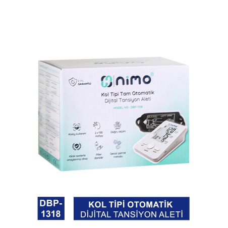 Nimo Kol Tipi Otomatik Dijital Tansiyon Aleti ( DBP-1318 )