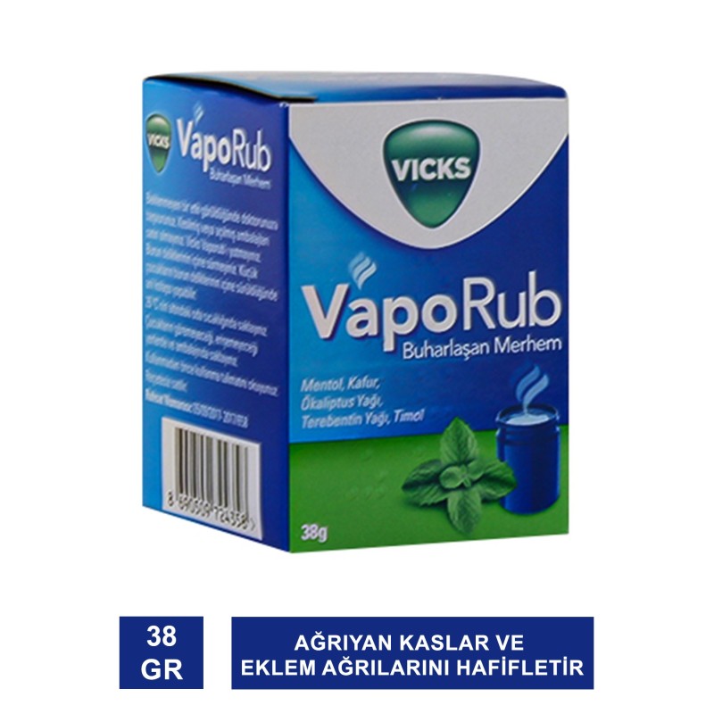 Vicks VapoRub Buharlaşan Merhem 38gr