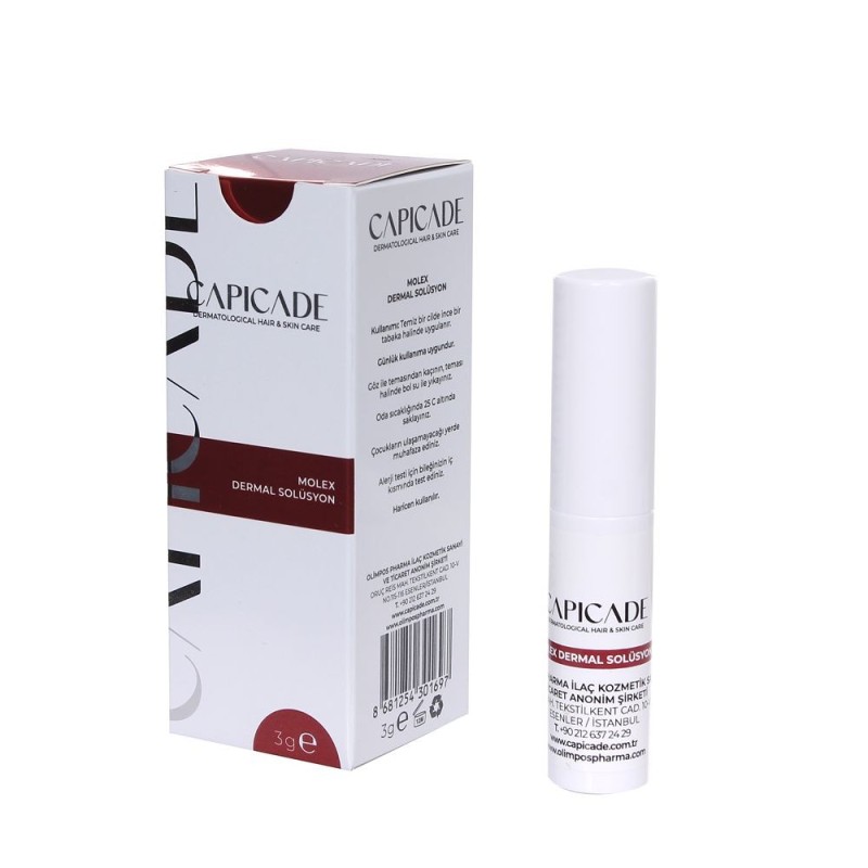 Capicade Molex Dermal Solüsyon 3gr