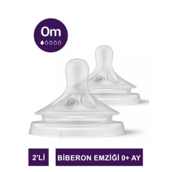 Philips Avent Natural Response Biberon Emziği 2'li 0+ Ay No: 1 ( SCY961/02)