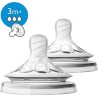 Philips Avent Natural Biberon Emziği 2'li 3+ Ay No: 3 ( SCF043/27)