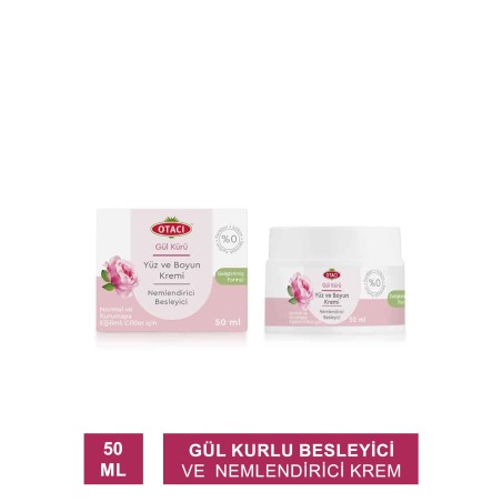 Otacı Gül Kürü Yüz ve Boyun Kremi 50 ml