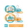 Philips Avent Ultra Air Animals Erkek 6-18 Ay 2'li Emzik (SCF080/07)