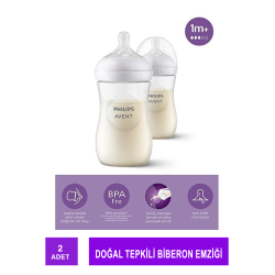 Philips Avent Response Doğal Tepkili 2'li Biberon 1+Ay NO:3 2x260ml (SCY903/02)
