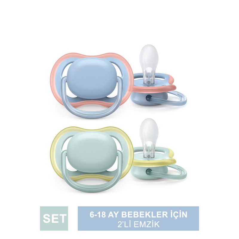 Philips Avent Ultra Air 6-18 Ay 2'li Emzik ( SCF085-16 )