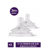 Philips Avent Natural Response Biberon Emziği 2'li 3+ Ay No: 4 ( SCY964/02)