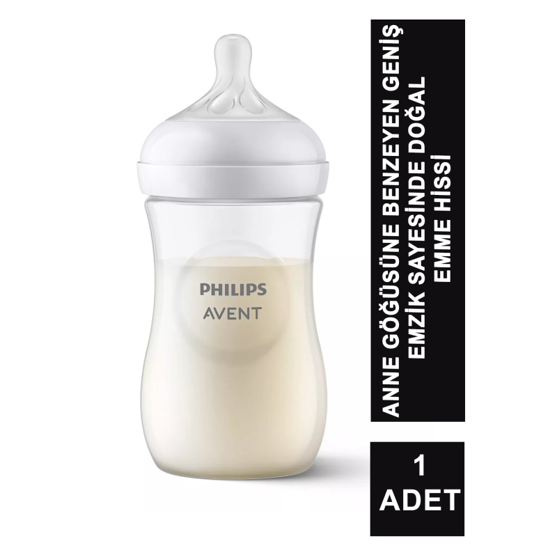 Philips Avent Natural Response 1+ Ay NO:3 Biberon 260 ml (SCY903/01)