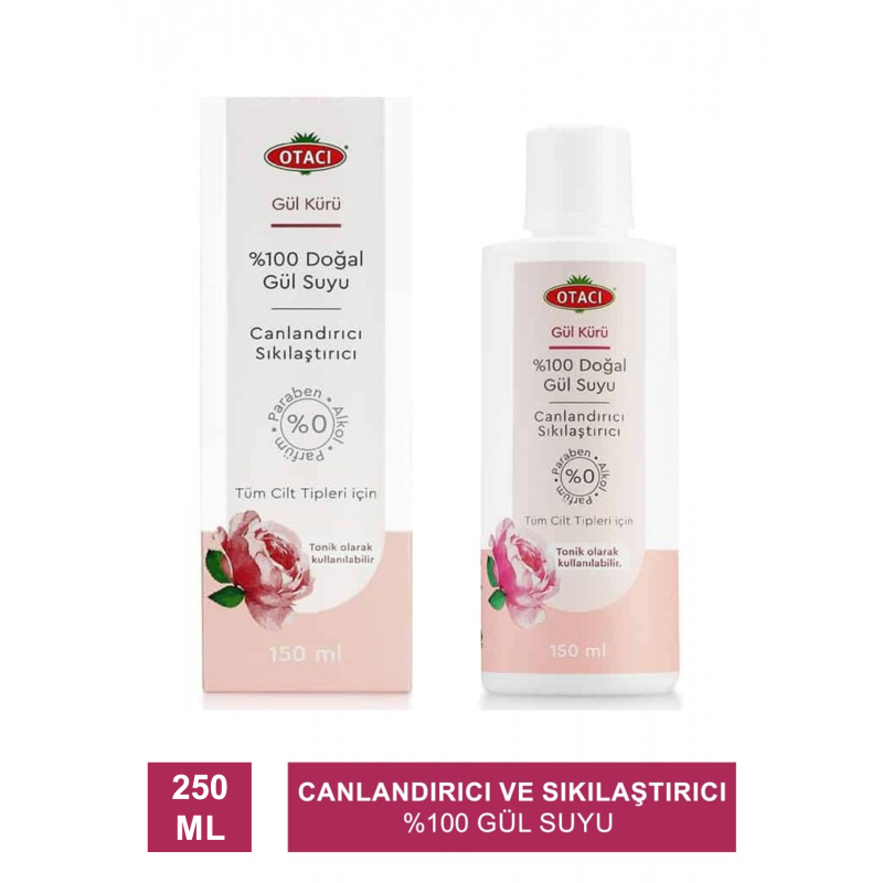 Otacı Gül Kürü Canlandırıcı & Sıkılaştırıcı Gül Suyu 250 ml