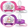 Philips Avent Ultra Air Animals Kız 6-18 Ay 2'li Emzik (SCF080/08)