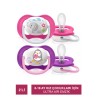 Philips Avent Ultra Air Animals Kız 6-18 Ay 2'li Emzik (SCF080/08)