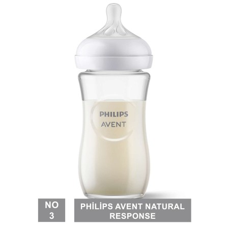 Philips Avent Natural Response 1+Ay NO:3 Cam Biberon ( SCY933/01 )