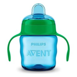 Philips Avent Slikon Uçlu PP Damlatmaz Bardak 6+ Ay 200 ml - Erkek ( SCF551-05 )