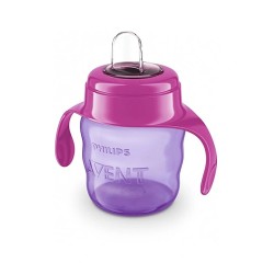 Philips Avent Slikon Uçlu PP Damlatmaz Bardak 6+ Ay 200 ml - Kız ( SCF551-03 )