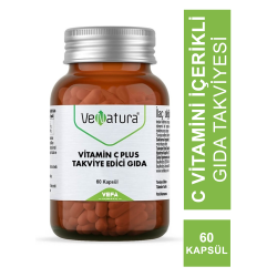 Venatura Vitamin C Plus 500mg Takviye Edici Gıda 60 Kapsül