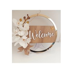 Ebruli Sanat Tasarım Welcome Kapı Süsü