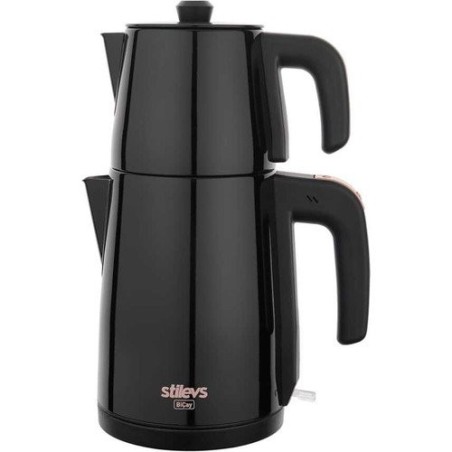 Stilevs Biçay Sih30607 Siyah Çay Makinesi