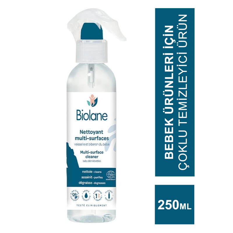 Biolane Multi Surfaces Cleaner ( Çoklu Yüzey Temizleyici ) 250 ml