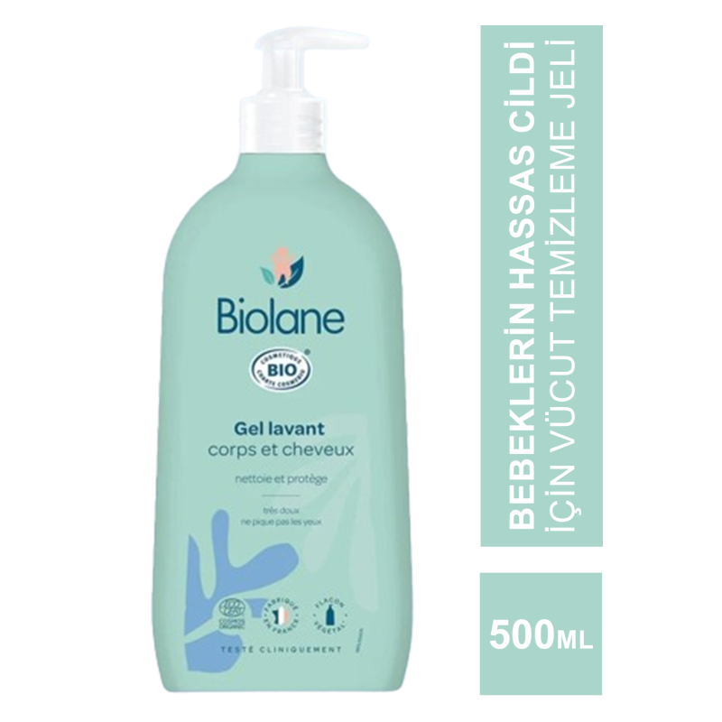 Biolane Hair&Body Gel Lavant ( Saç ve Vücut Temizleme Jeli ) 500 ml