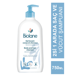 Biolane Body and Hair Cleanser ( Saç ve Vücut Şampuanı ) 750 ml