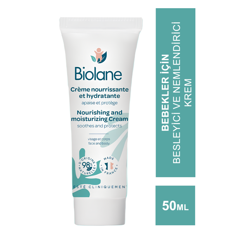 Biolane Nourishing and Moisturizing Cream - Besleyici&Nemlendirici Yüz Kremi - 50 ml