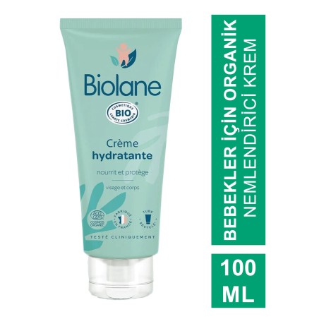 Biolane Organic Creme Hydratante ( Nemlendirici Krem ) 100 ml