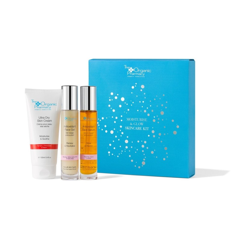 The Organic Pharmacy Moisturise & Glow Skincare Kit